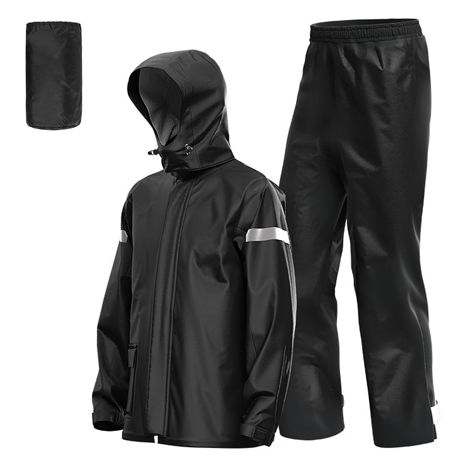 Motorcycle Gear Full Set - Motorregenpak voor heren, reflecterend, waterafstotend, regenjas