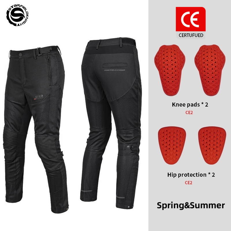 Motorcycle Gear Jeans - Star Field Knight Nieuwe Motorrijdende Herenbroek