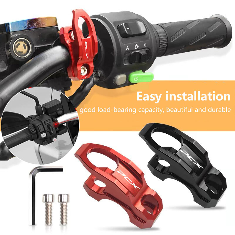 Motorcycle Gear Wall Mount - Universele 22mm Motorfiets Stuur Haak Helm