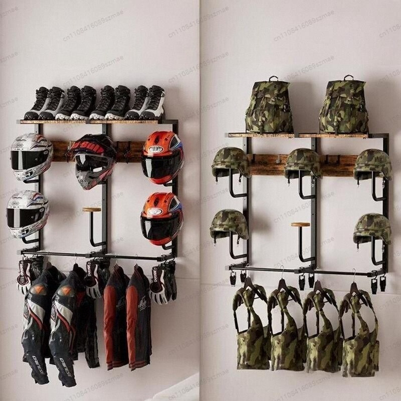 Wandbevestigde helmhouder, mul - Motorcycle Gear Wall Mount recensie en prijs