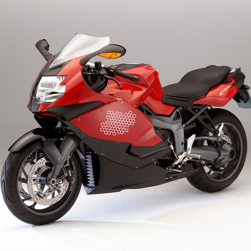 Motorsticker Honingraat Helm S - Motorcycle Gear Outlet recensie en prijs