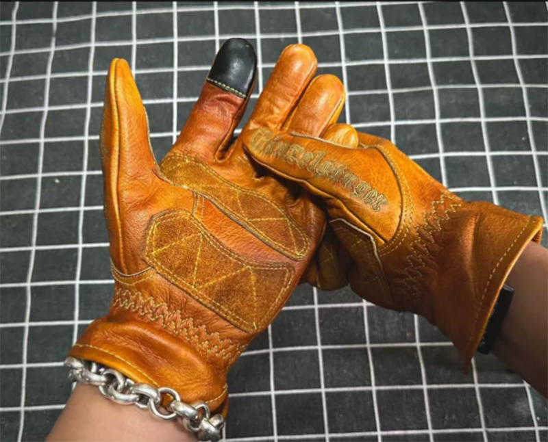 Handgemaakte lederen retro mot - Motorcycle Gear Full Set recensie en prijs