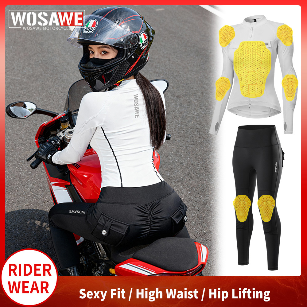 WOSAWE Dames motorjas en broek - Motorcycle Gear Full Set recensie en prijs