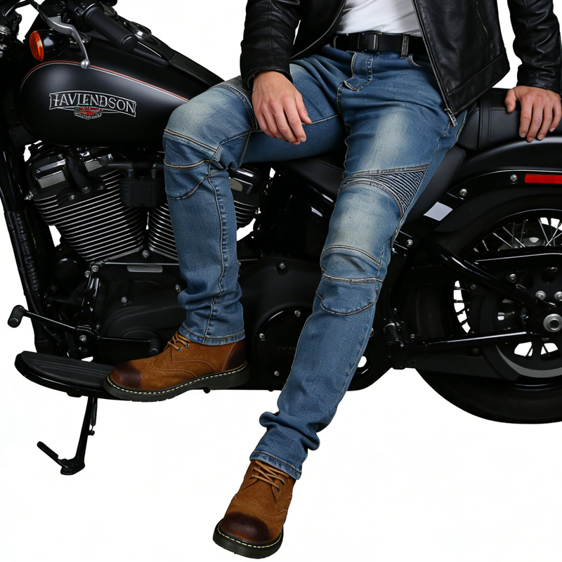 Motorjeans voor heren Blauwe c - Motorcycle Gear Jeans recensie en prijs